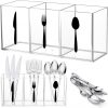Organize Your Kitchen with the Suzile Acrylic Cutlery Storage Organizer