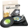Fun and Functional: The Ultimate Review of Funny Retro Record Coasters