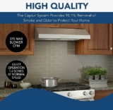 Enhance Your Kitchen with the Broan-NuTone BCSQ130SS Three-Speed Glacier Under-Cabinet Range Hood