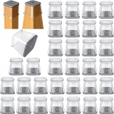32 Pcs Square Chair Leg Protectors: The Ultimate Solution for Your Hardwood Floors