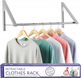 Maximize Your Space with the Double Foldable Clothing Rack