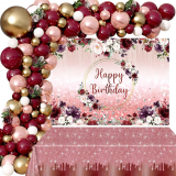 Complete Guide to Floral Happy Birthday Decorations by Togefun