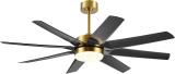 Transform Your Space with the Gold & Black Ceiling Fan