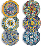 Discover the Joy of HENXFEN LEAD Bohemian Dessert and Salad Plate Set