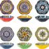 Discover the Joy of HENXFEN LEAD Bohemian Dessert and Salad Plate Set