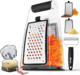 Exploring the Versatility of the Joined Cheese Grater with Container