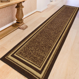 Ottomanson Bordered Brown Ottohome Collection Contemporary Runner Review