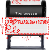 Streamline Your Workflow with the Please Sign and Return Stamp