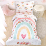 Exploring the Rainbow Toddler Bedding Set by Pea Pod