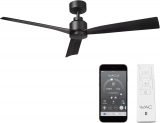 Transform Your Space with the WAC Smart Fans 52in Matte Black Ceiling Fan