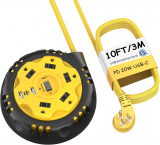 Comprehensive Review of the XBA 10FT Retractable Extension Cord Reel Power Strip